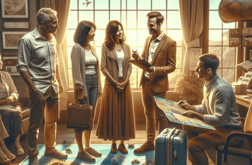 Tour Operators: The Unsung Heroes of Travel Planning - Happy tourists with guide in cityscape background