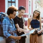 Local Tour Operator Business Guiding Happy Tourists in Exotic Destination